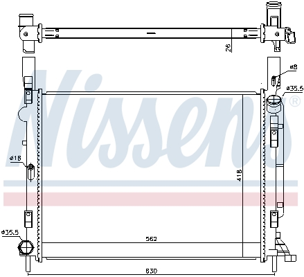Nissens Radiateur 637618