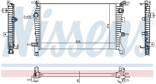 Nissens Radiateur 637632