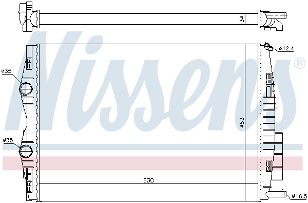 Nissens Radiateur 637633