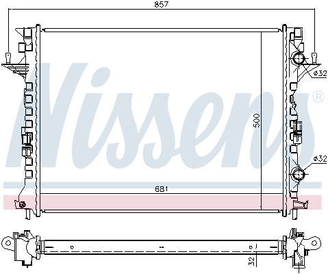 Nissens Radiateur 637638