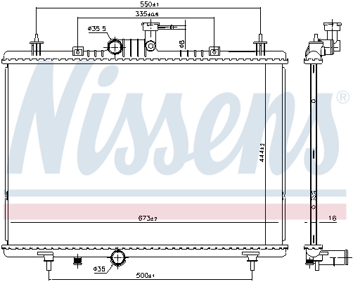 Nissens Radiateur 637645
