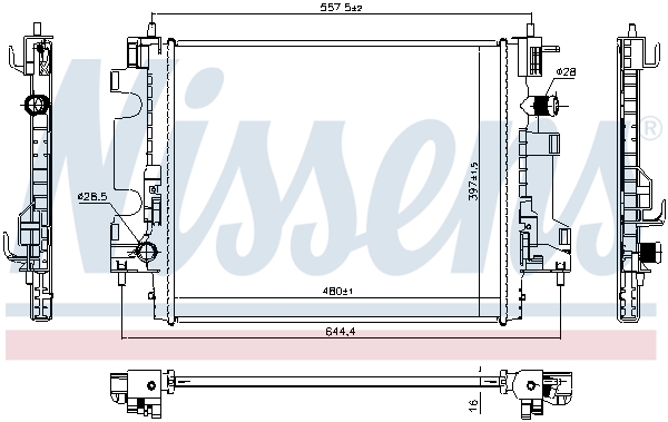 Nissens Radiateur 637659