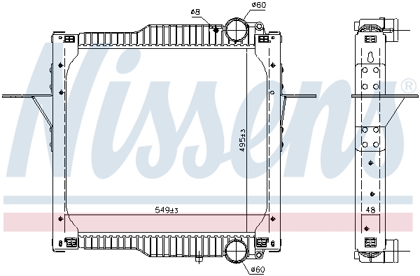 Radiateur Nissens 63784