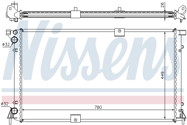 Nissens Radiateur 63818A