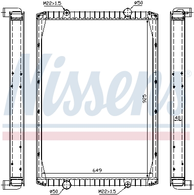 Radiateur Nissens 63847A