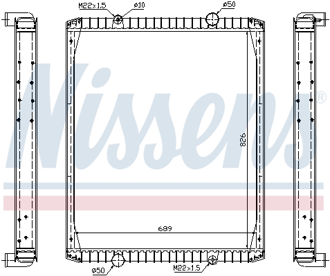 Radiateur Nissens 63849A