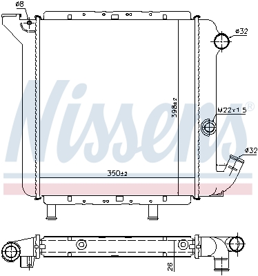 Nissens Radiateur 63869