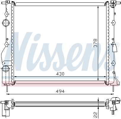 Nissens Radiateur 63884