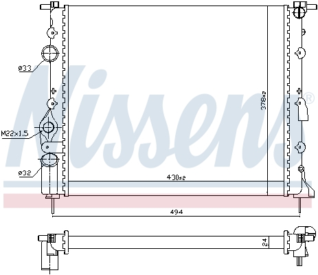 Nissens Radiateur 639371
