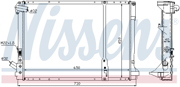 Nissens Radiateur 63976A