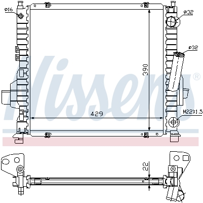 Nissens Radiateur 63984