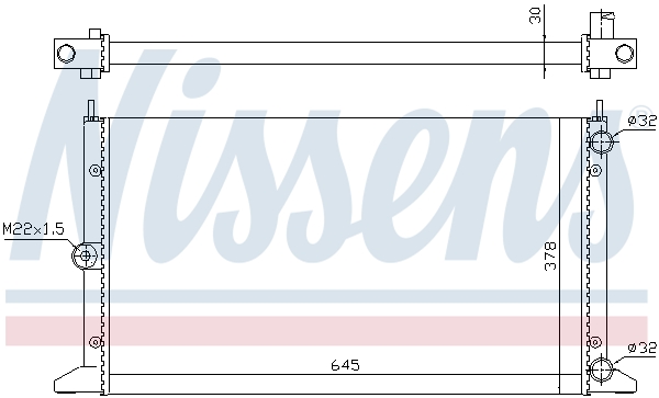 Nissens Radiateur 63991