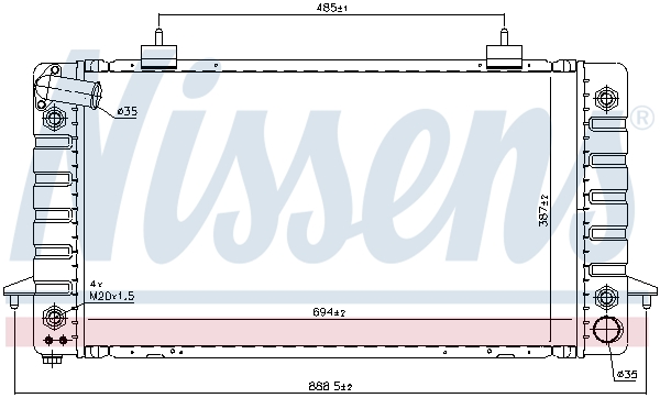 Nissens Radiateur 64029
