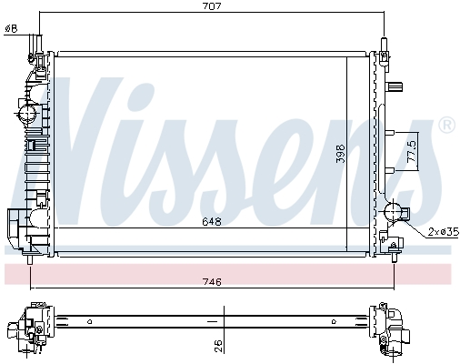 Nissens Radiateur 640302