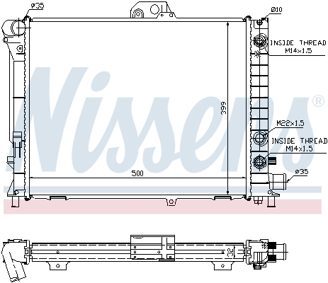 Nissens Radiateur 64033A