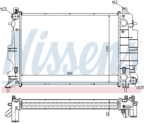 Nissens Radiateur 64038A