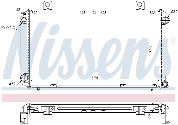 Nissens Radiateur 64057A