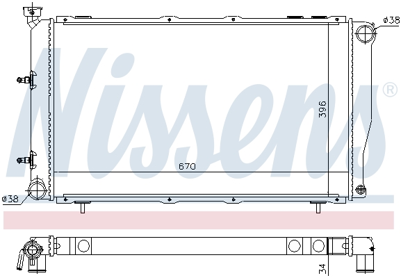 Radiateur Nissens 64113