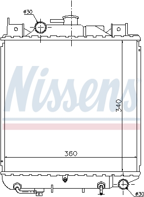 Radiateur Nissens 64157