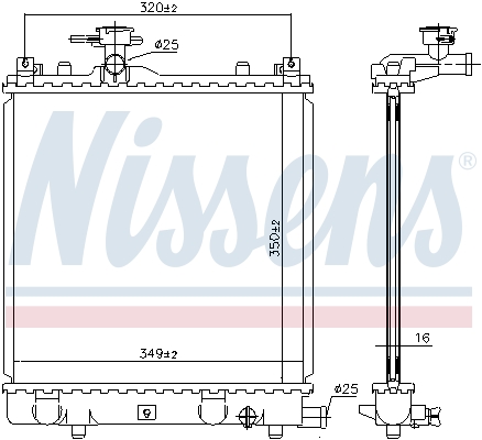 Nissens Radiateur 64175A