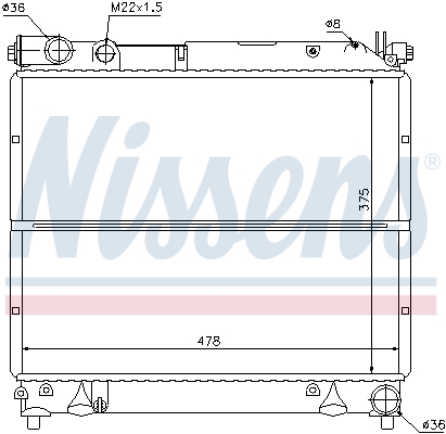Nissens Radiateur 64178