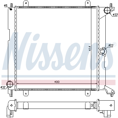 Radiateur Nissens 64207