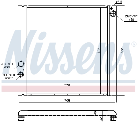 Nissens Radiateur 64327
