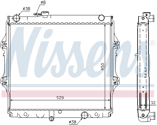 Nissens Radiateur 64599A