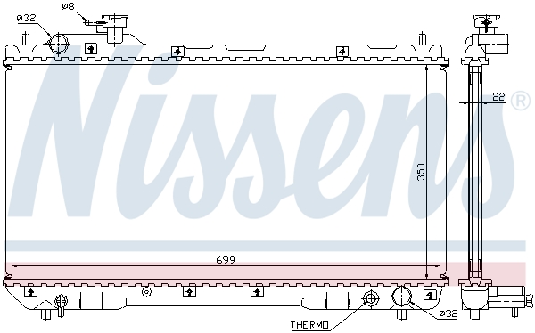 Nissens Radiateur 64629A