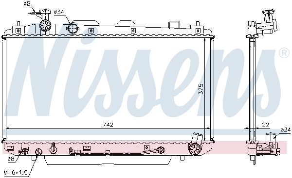 Nissens Radiateur 64644A