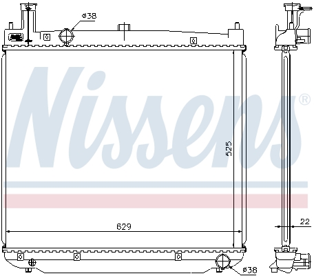 Nissens Radiateur 64649A