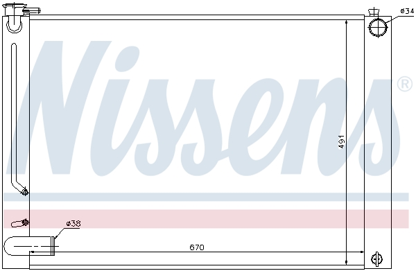 Nissens Radiateur 64660