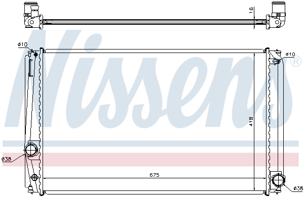 Nissens Radiateur 64678A