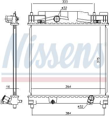 Nissens Radiateur 646816