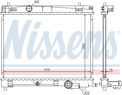 Nissens Radiateur 646823