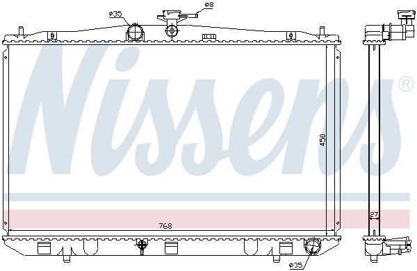 Nissens Radiateur 646833