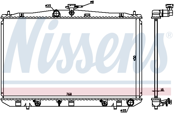 Nissens Radiateur 646836
