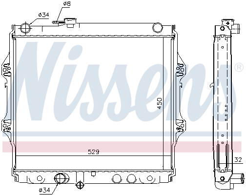 Nissens Radiateur 64683A