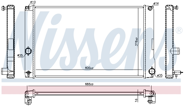 Nissens Radiateur 646842