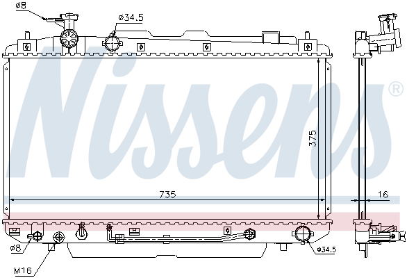 Nissens Radiateur 646852