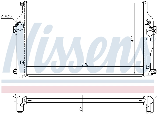 Nissens Radiateur 646864