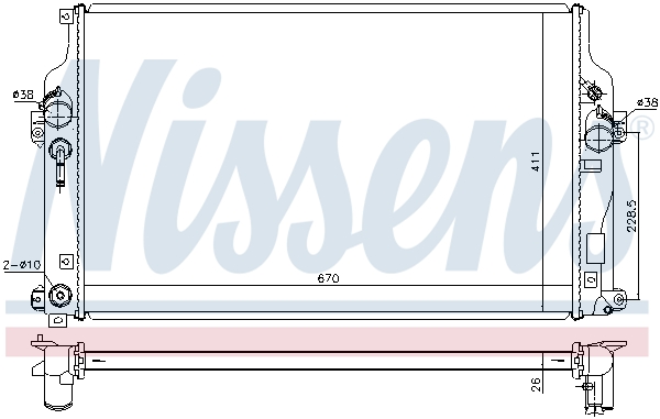 Nissens Radiateur 646865