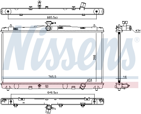 Nissens Radiateur 646869