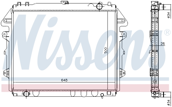 Nissens Radiateur 646884