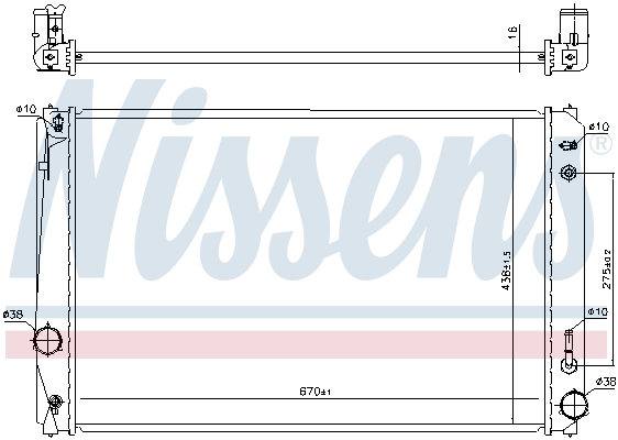 Nissens Radiateur 646928