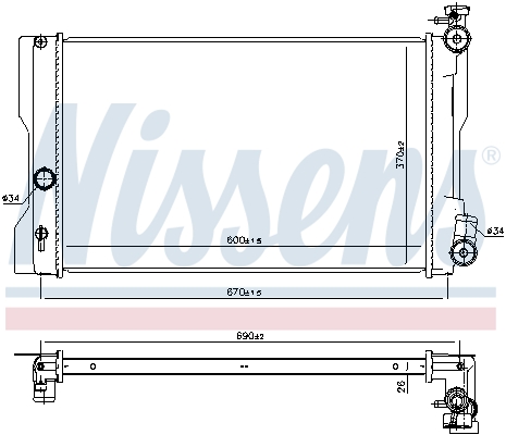Nissens Radiateur 646934