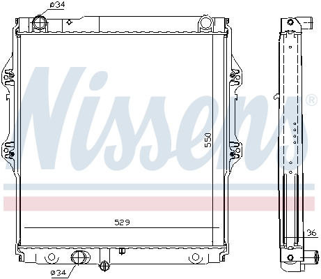 Nissens Radiateur 64698