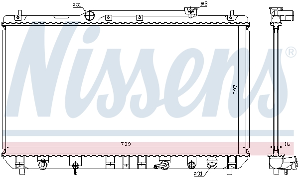 Nissens Radiateur 646991