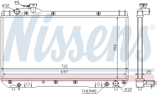Nissens Radiateur 64706