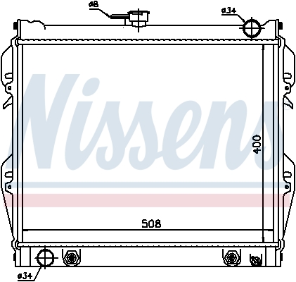 Nissens Radiateur 64728